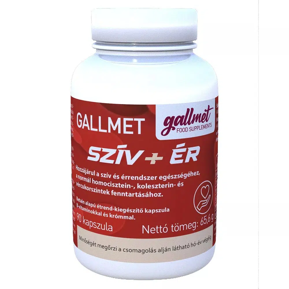 Gallmet Szív+Ér kapszula 90db Gallmet Szív+Ér kapszula 90db