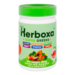 Herboxa Super Greens őszibarackos jeges tea ízben - 300g