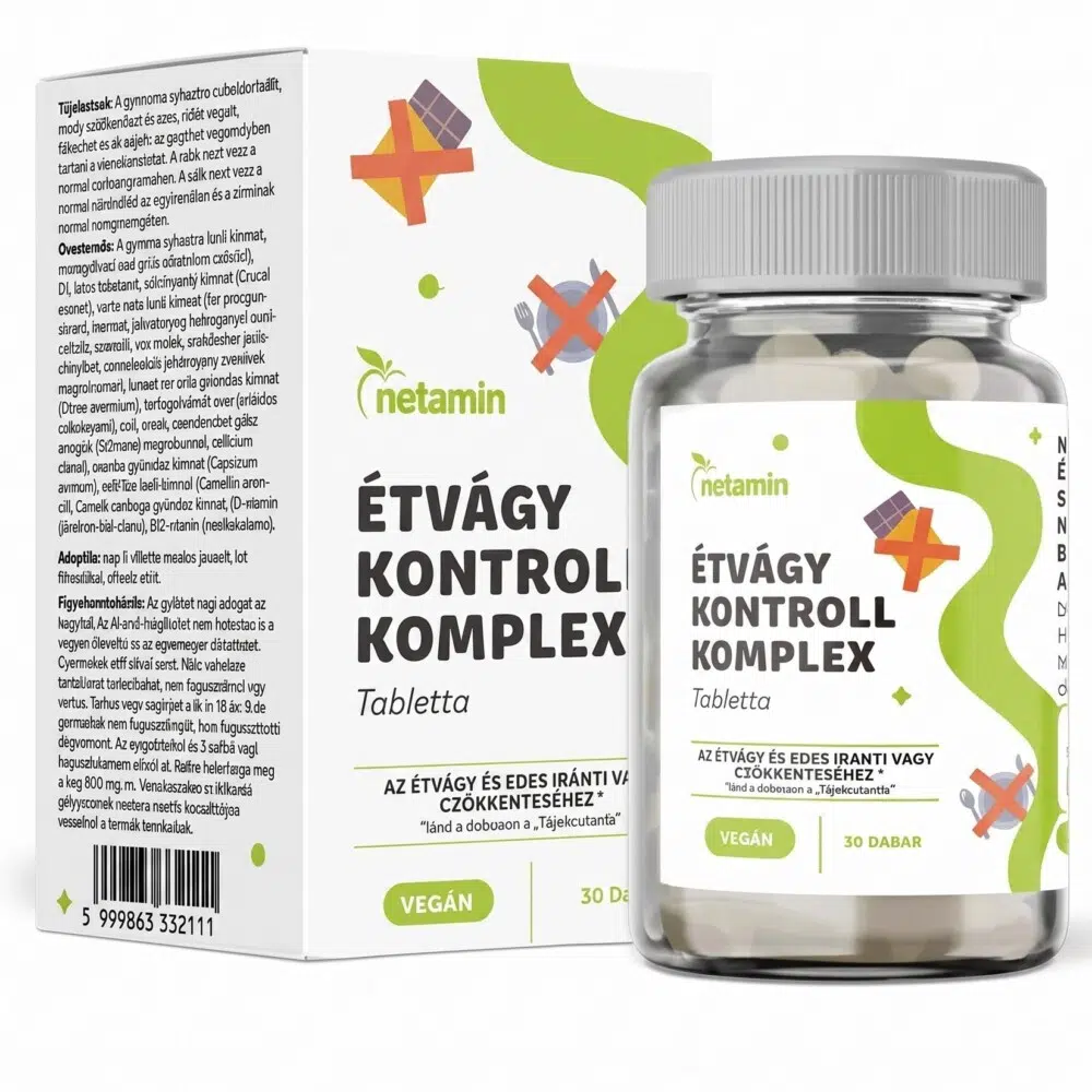Netamin Étvágy Kontroll Komplex tabletta 30db Netamin Étvágy Kontroll Komplex tabletta 30db
