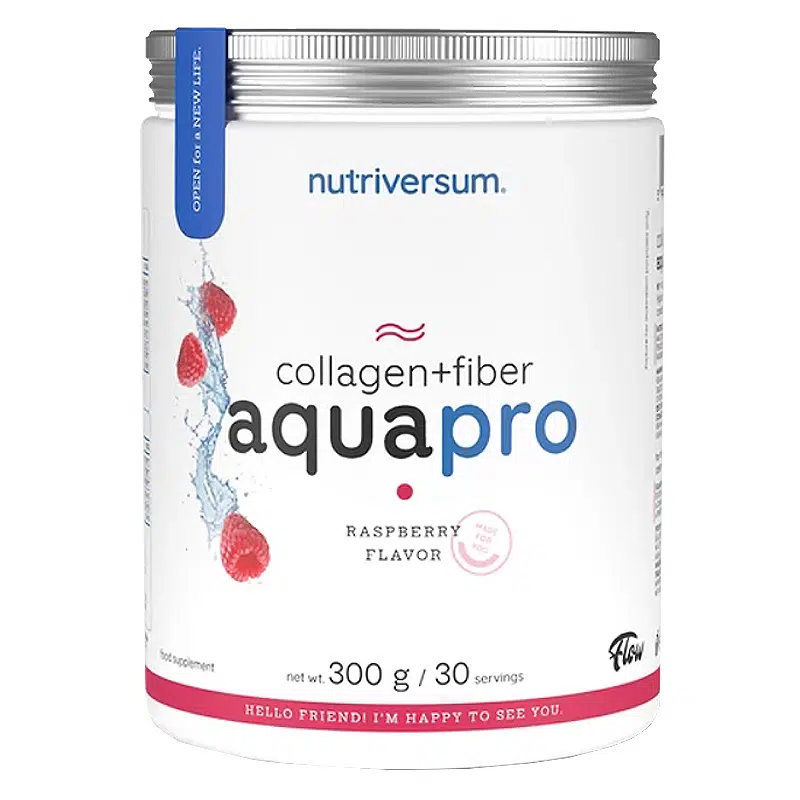 Nutriversum AQUAPRO Collagen+Fiber málna - 300g Nutriversum AQUAPRO Collagen+Fiber málna - 300g