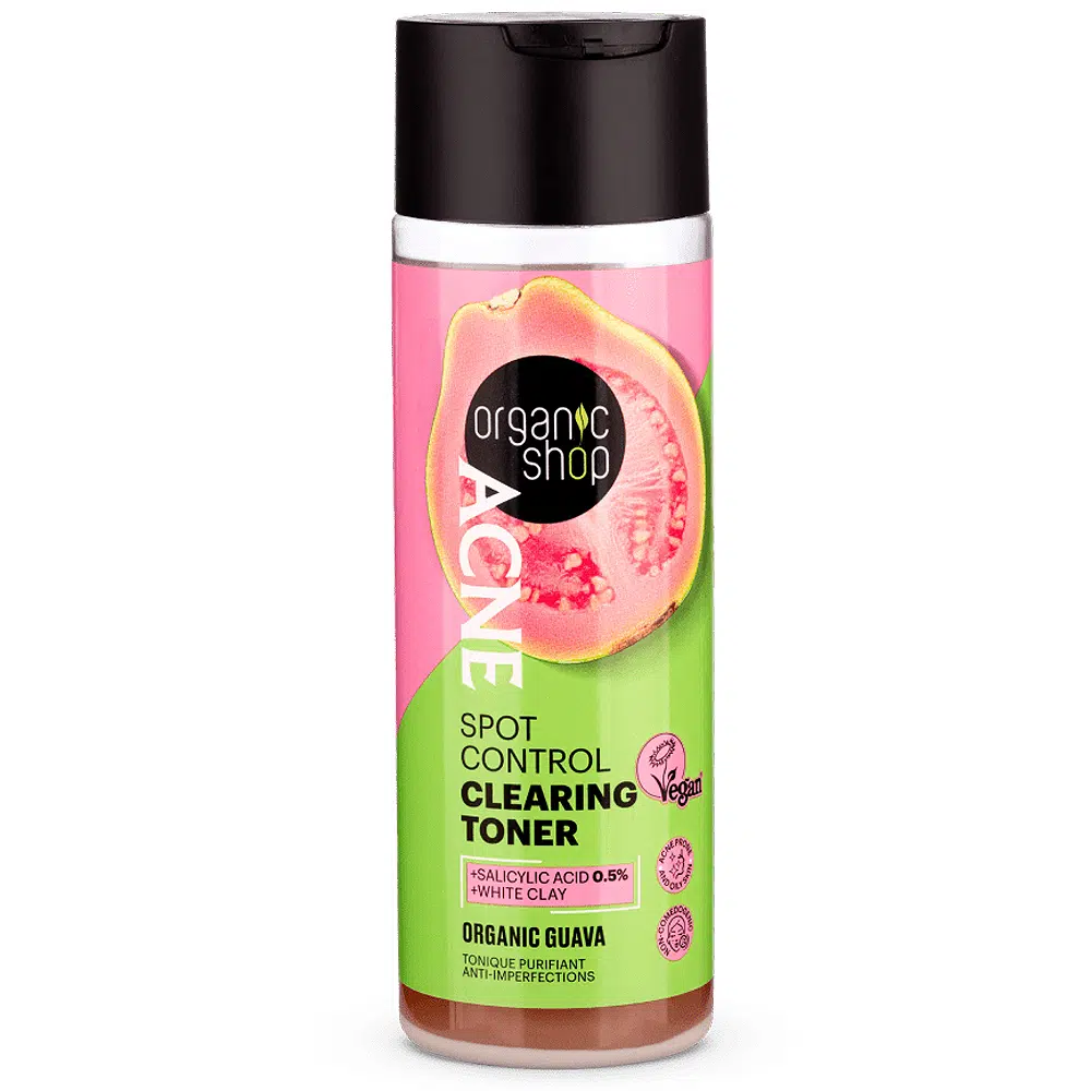 Organic Shop ACNE Tisztító tonik pattanásos bőrre bio guavával - 200ml Organic Shop ACNE Tisztító tonik pattanásos bőrre bio guavával - 200ml