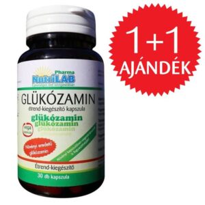 Nutrilab Glükozamin kapszula 30db 1+1 AJÁNDÉK - 2x30db