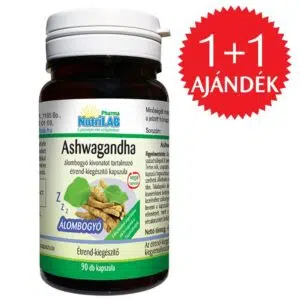 Nutrilab Ashwagandha 249mg kapszula 1+1 AJÁNDÉK - 2x90db