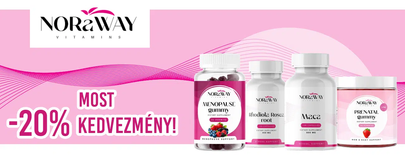 NORaWAY termékek -20% kedvezménnyel!