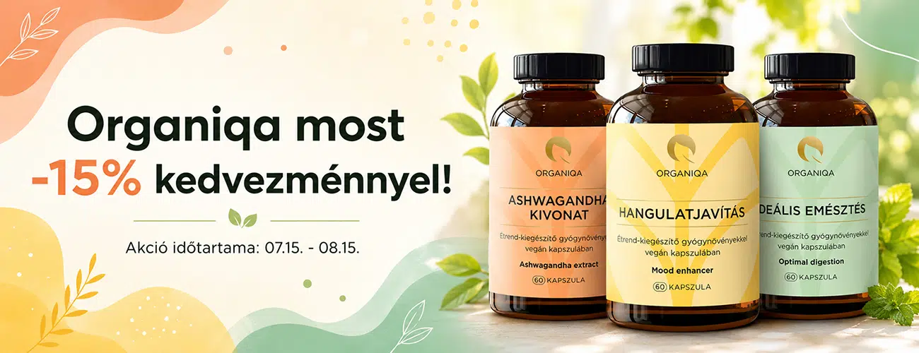 Organiqa -15% kedvezménnyel!