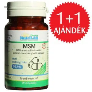 Nutrilab MSM kapszula 1+1 AJÁNDÉK - 2x90db