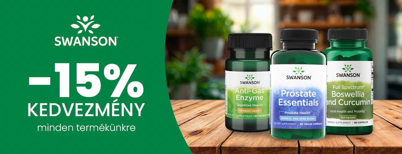 Swanson termékek -15% kedvezménnyel!