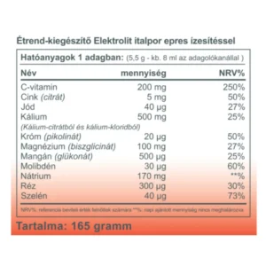 Vitaking Elektrolit eper ízű italpor - 165g - Image 3