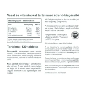 Vitaking Vas-komplex tabletta - 120db - Image 3
