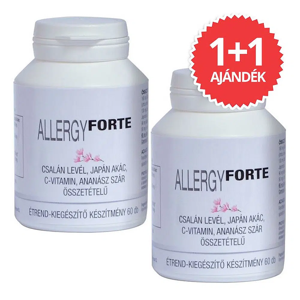Allergy Forte kapszula 1+1 Akció - 2x60db Allergy Forte kapszula 1+1 Akció - 2x60db