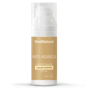 MediNatural Anti-aging+ fényvédő nappali arckrém SPF 30 enyhe színezéssel - 50ml