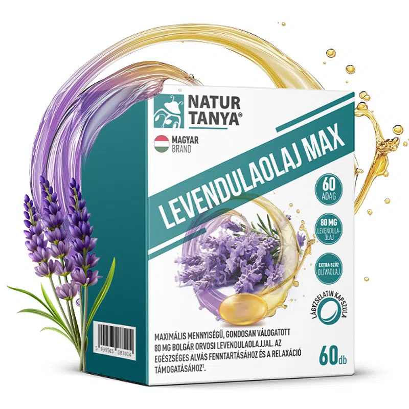 Natur Tanya Levendulaolaj Max lágyzselatin kapszula - 60db Natur Tanya Levendulaolaj Max lágyzselatin kapszula - 60db