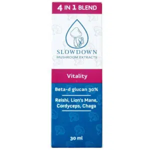 Slow Down Vitality Mushroom Complex 4 in 1 csepp - 30ml
