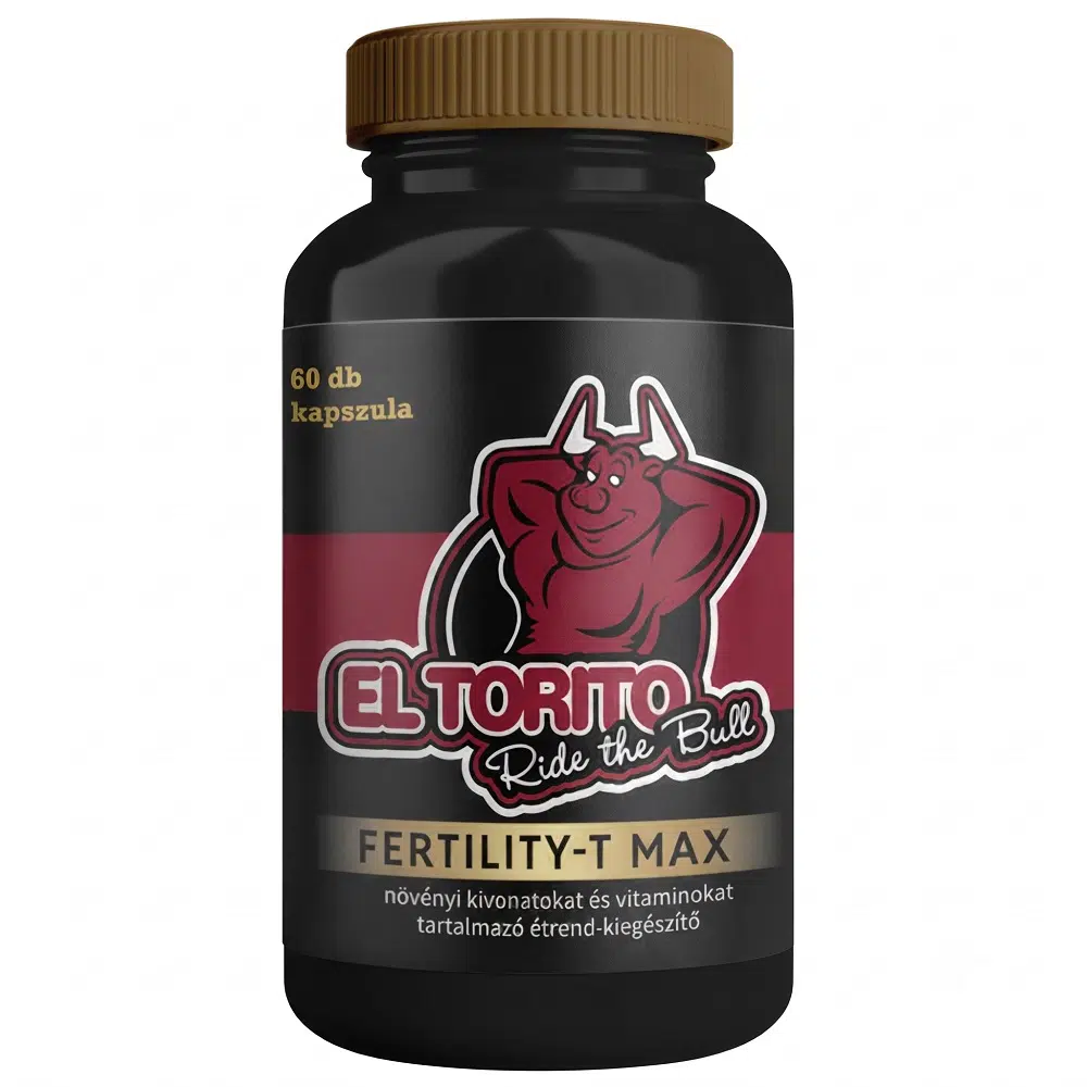 El Torito FERTILITY T-MAX tesztoszteron fokozó kapszula - 60db El Torito FERTILITY T-MAX tesztoszteron fokozó kapszula - 60db