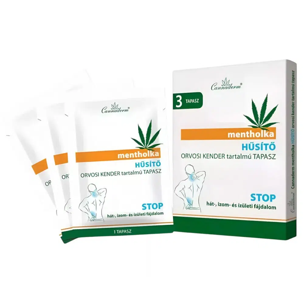 Cannaderm Mentholka tapasz Cannaderm Mentholka tapasz
