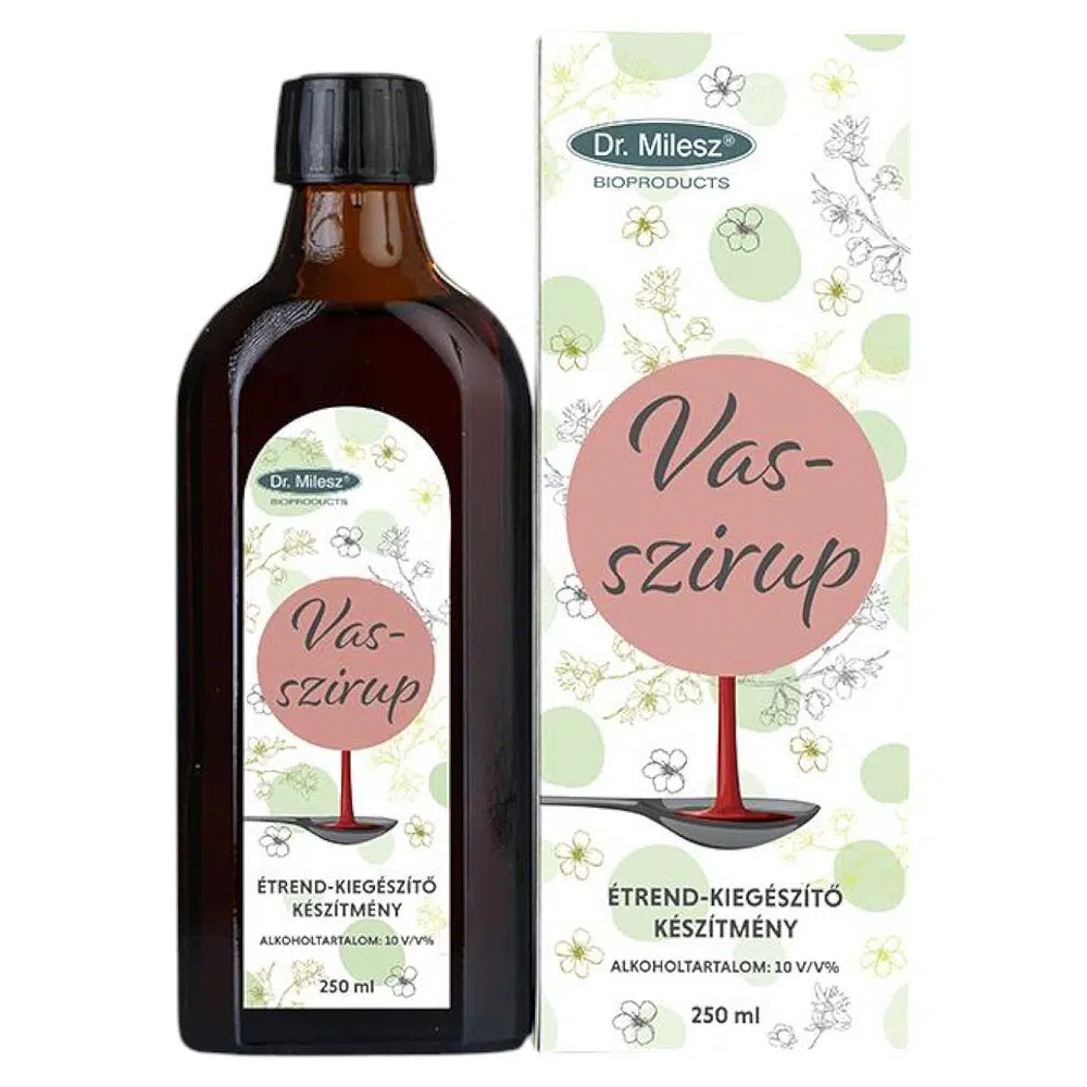 Dr.Milesz Vas szirup 250ml Dr.Milesz Vas szirup 250ml