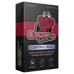 El Torito Control MAX korai magömlés elleni kapszula - 10db