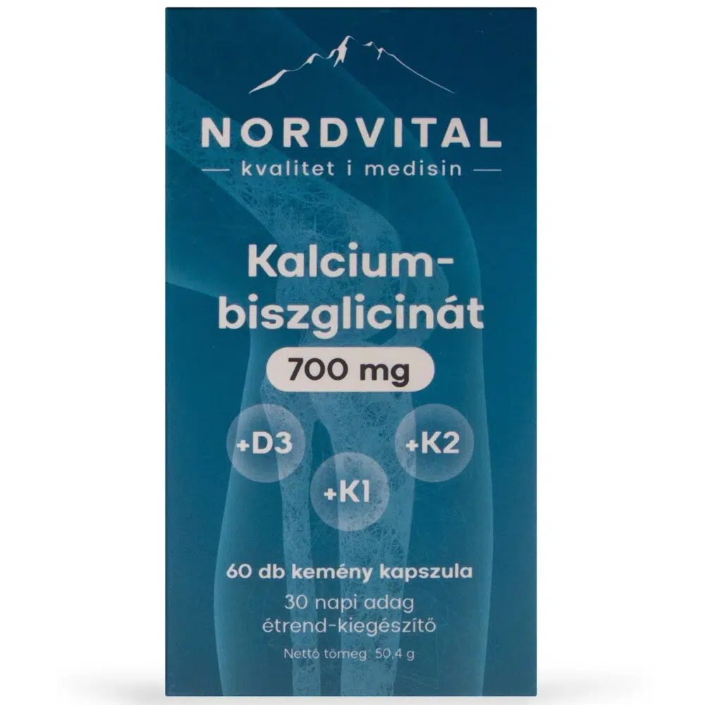 Nordvital Kalcium-biszglicinát - 60db Nordvital Kalcium-biszglicinát - 60db