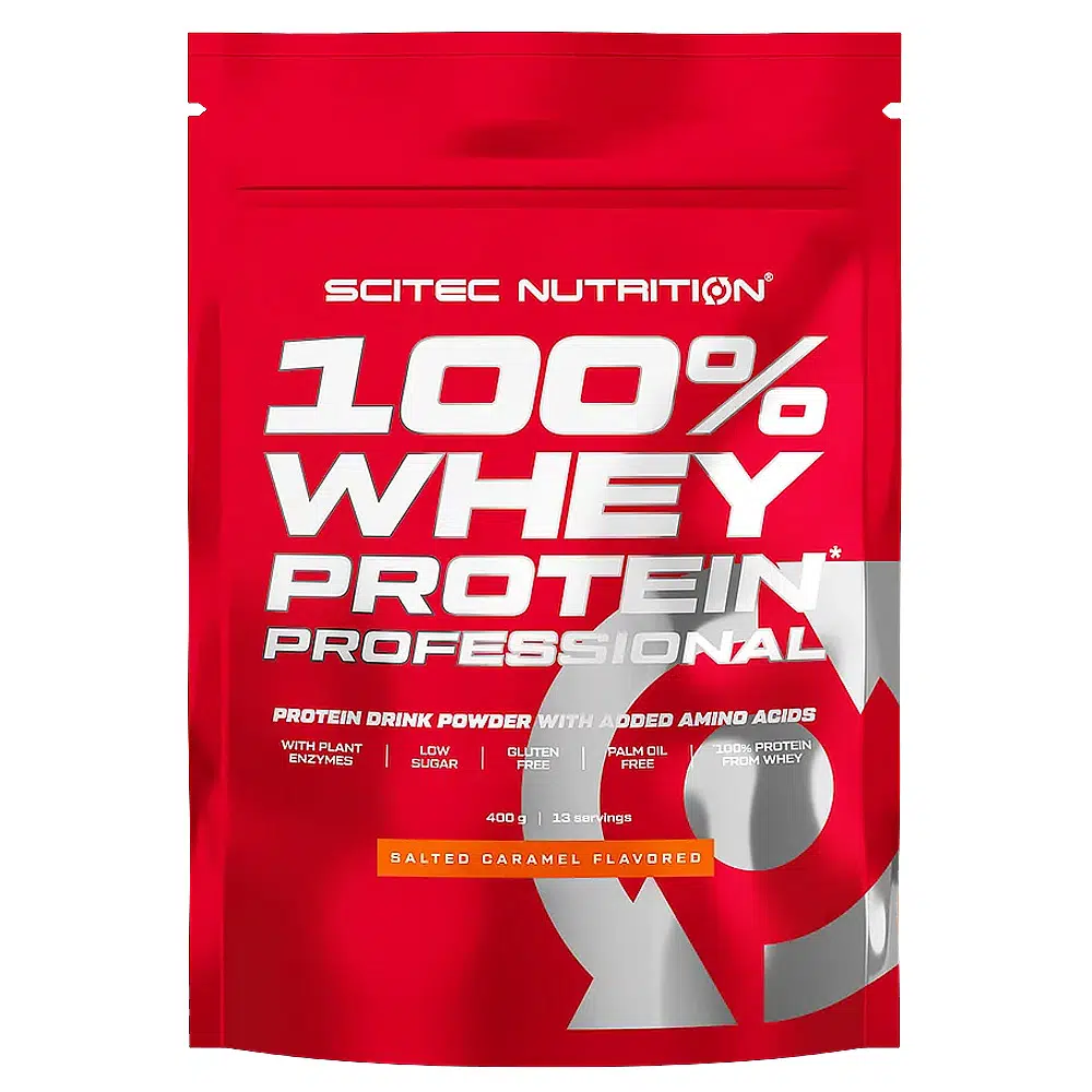 Scitec Nutrition 100% Whey Protein Professional sós karamell - 400g Scitec Nutrition 100% Whey Protein Professional sós karamell - 400g
