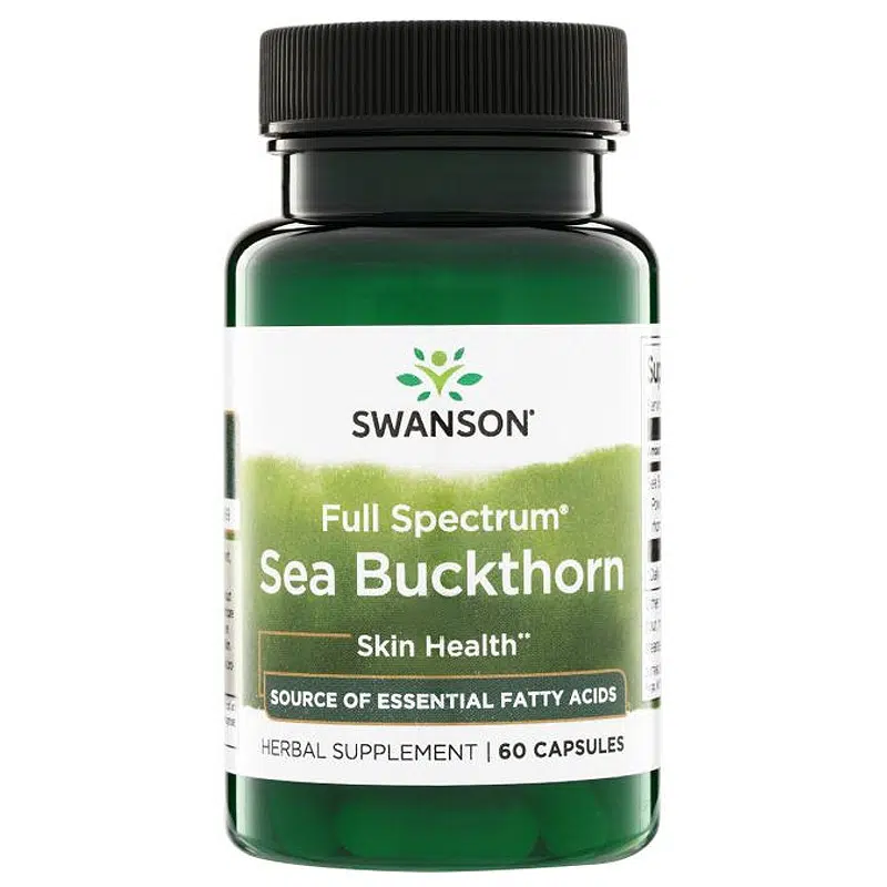 Swanson Sea Buckthorn - Homoktövis kapszula - 60db Swanson Sea Buckthorn - Homoktövis kapszula - 60db