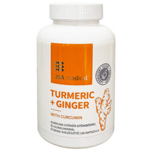 USA Medical TURMERIC+GINGER 60db
