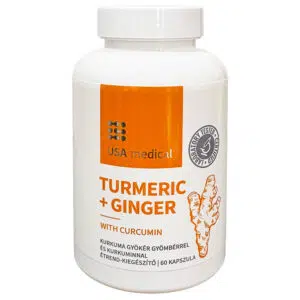 USA Medical TURMERIC+GINGER 60db
