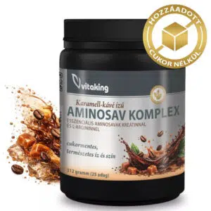 Vitaking Aminosav Komplex karamell-kávé ízű italpor - 312g