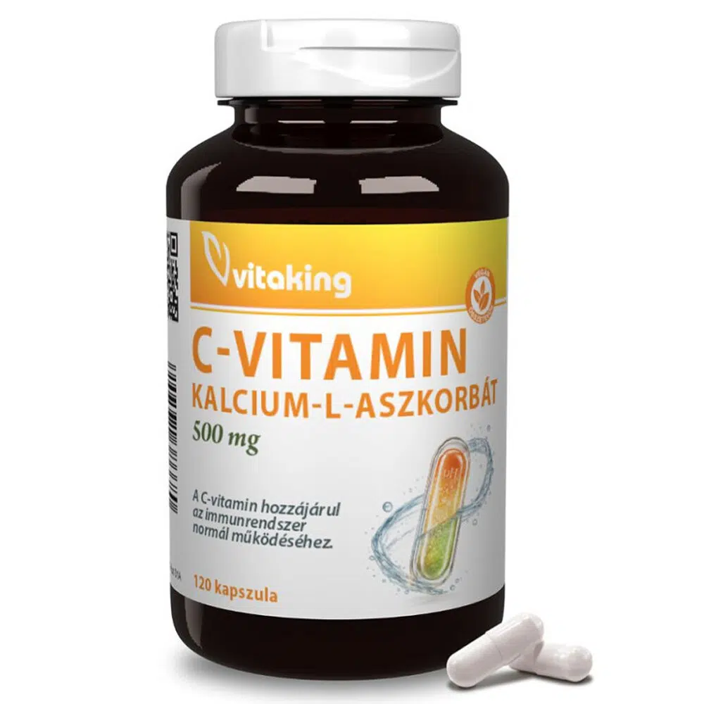 Vitaking C-vitamin Kalcium L-Aszkorbát kapszula - 120db Vitaking C-vitamin Kalcium L-Aszkorbát kapszula - 120db