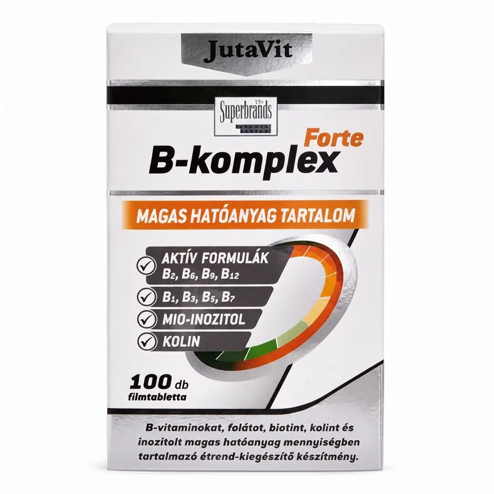 JutaVit B-komplex Forte filmtabletta - 100db JutaVit B-komplex Forte filmtabletta - 100db