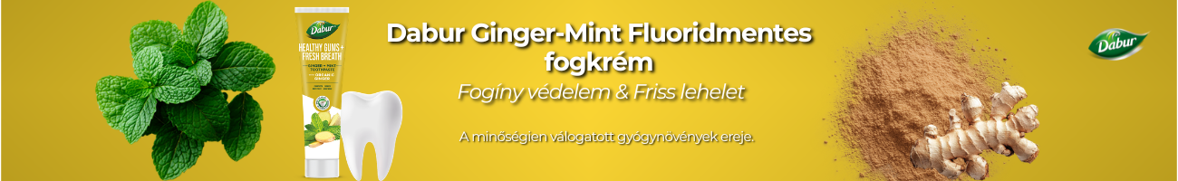 Dabur Herbal fogkrém Gyömbér és Menta organikus gyömbérrel