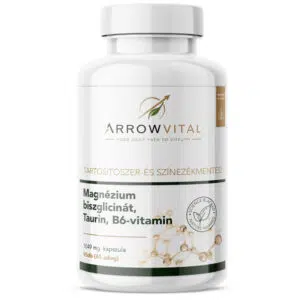 Arrowvital Magnézium Biszglicinát + Taurin + B6-vitamin kapszula - 90db