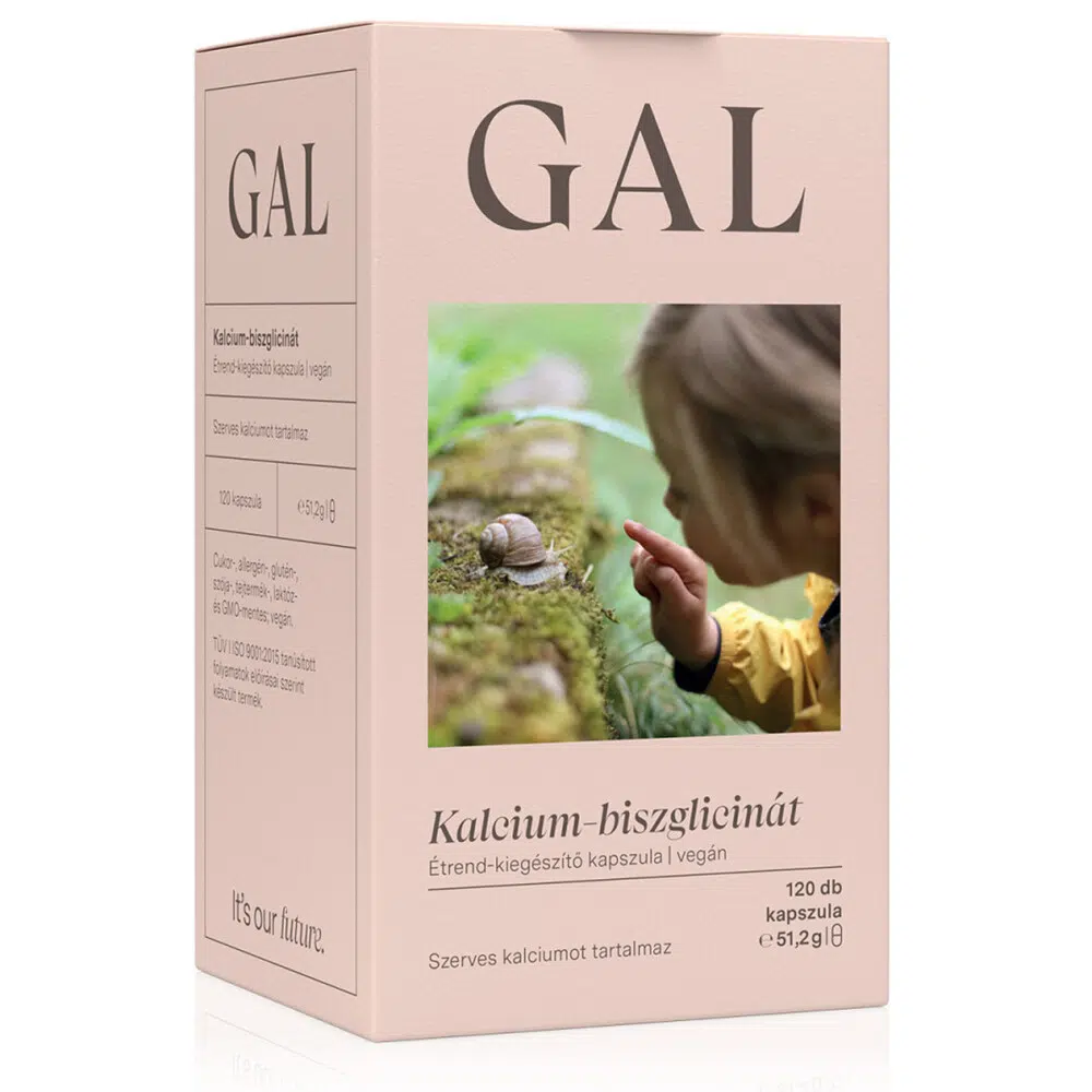 GAL Kalcium-biszglicinát kapszula gyerekeknek - 120db GAL Kalcium-biszglicinát kapszula gyerekeknek - 120db