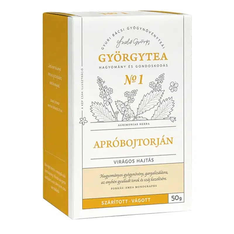 Györgytea Apróbojtorján virágos hajtás - 50g Györgytea Apróbojtorján virágos hajtás - 50g