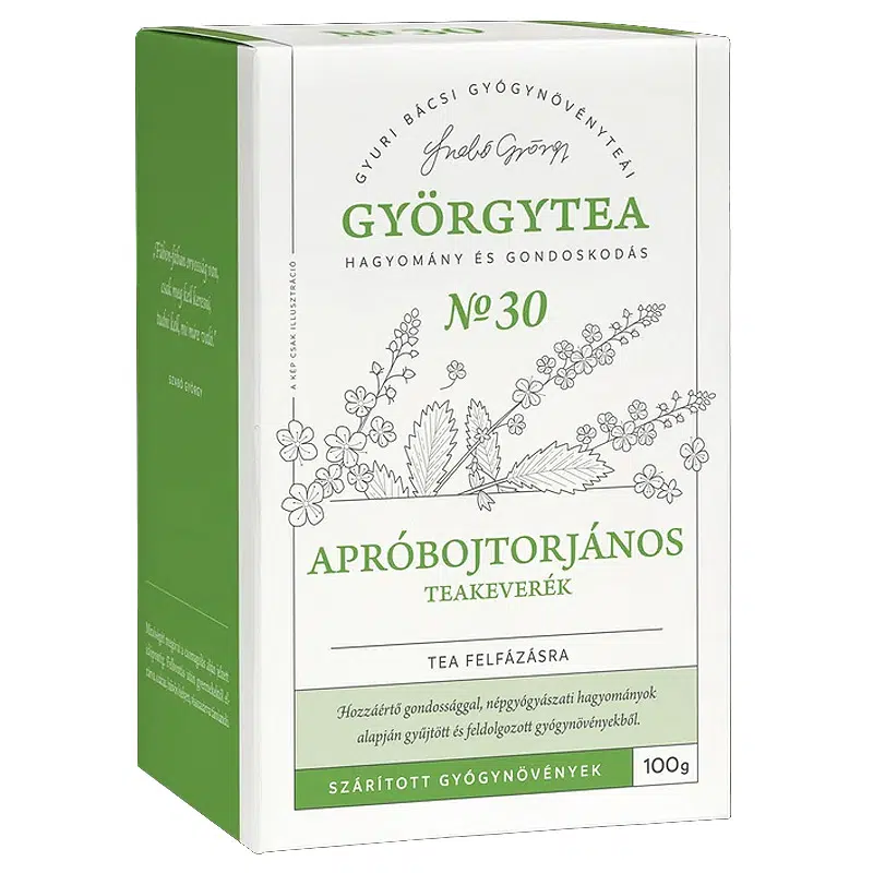 Györgytea Apróbojtorjános teakeverék - 100g Györgytea Apróbojtorjános teakeverék - 100g