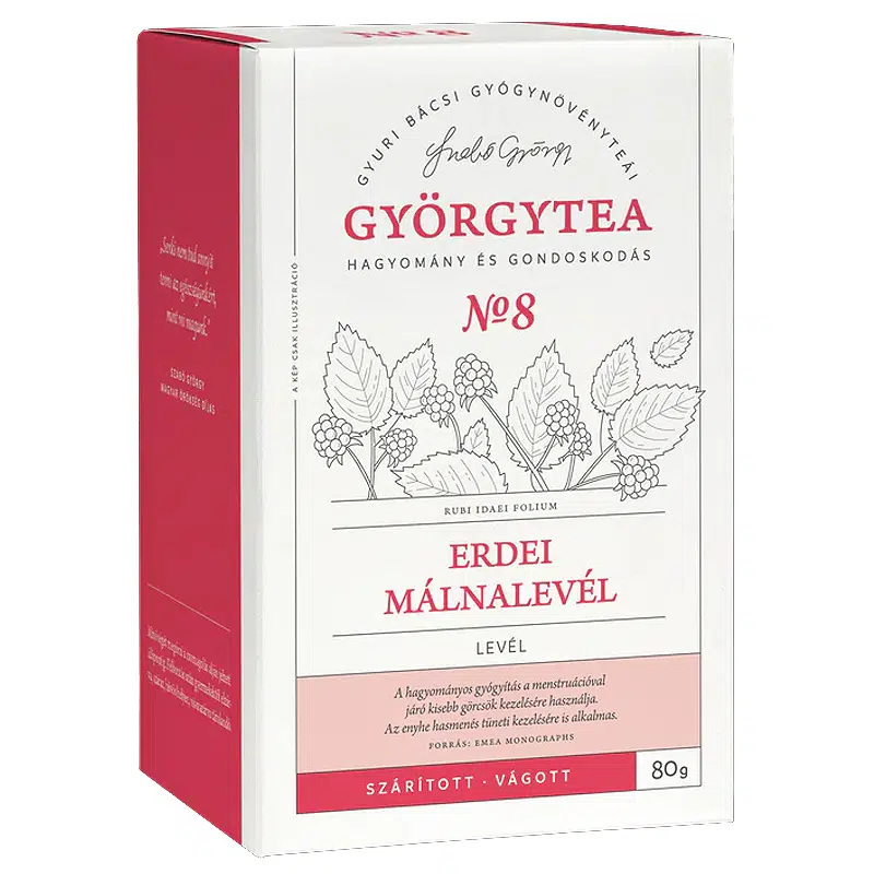 Györgytea Erdei málnalevél - 80g Györgytea Erdei málnalevél - 80g