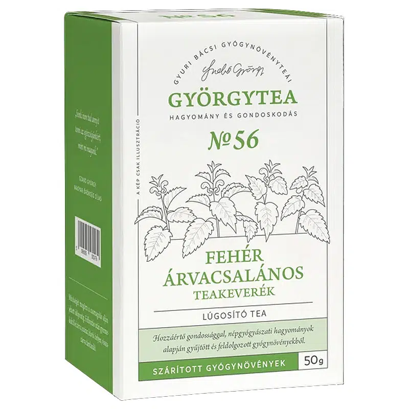 Györgytea Fehér árvacsalános teakeverék - 50g Györgytea Fehér árvacsalános teakeverék - 50g