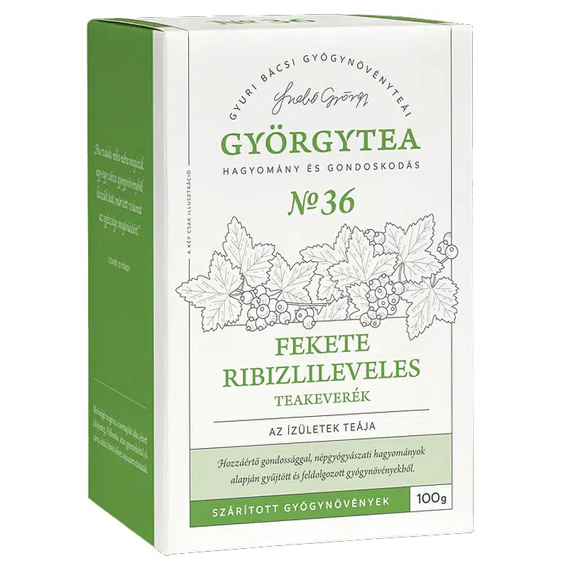 Györgytea Fekete ribizlileveles teakeverék - 100g Györgytea Fekete ribizlileveles teakeverék - 100g