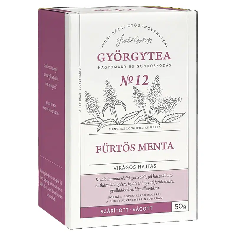 Györgytea Fürtös menta virágos hajtás - 50g Györgytea Fürtös menta virágos hajtás - 50g