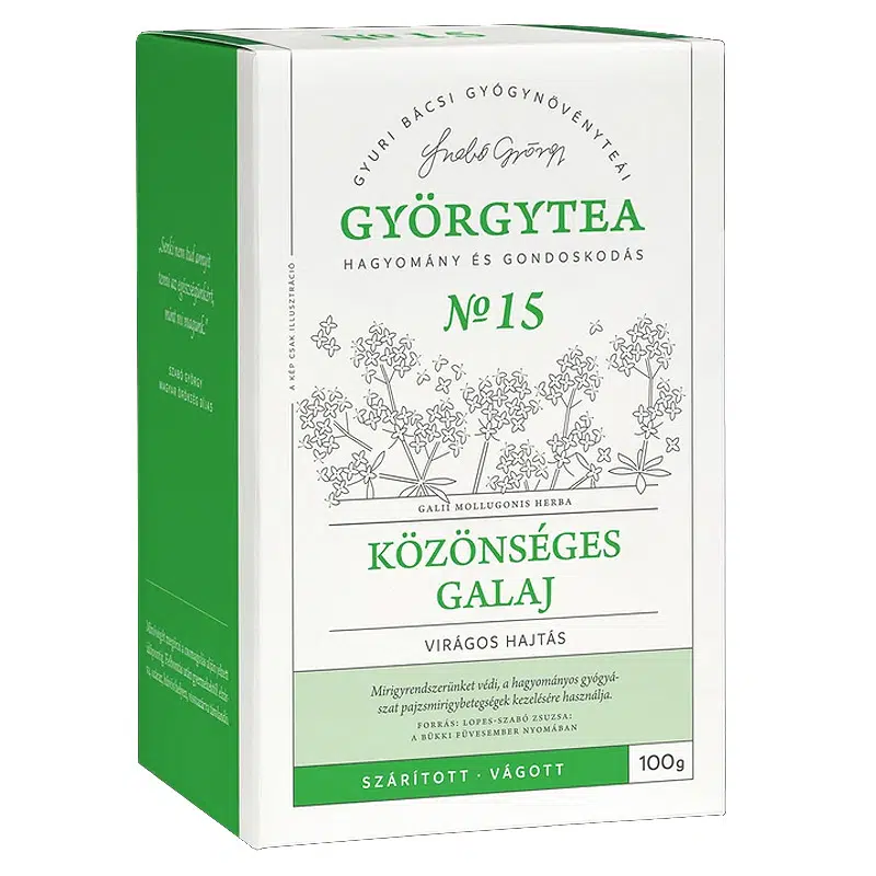 Györgytea Közönséges galaj virágos hajtás - 100g Györgytea Közönséges galaj virágos hajtás - 100g
