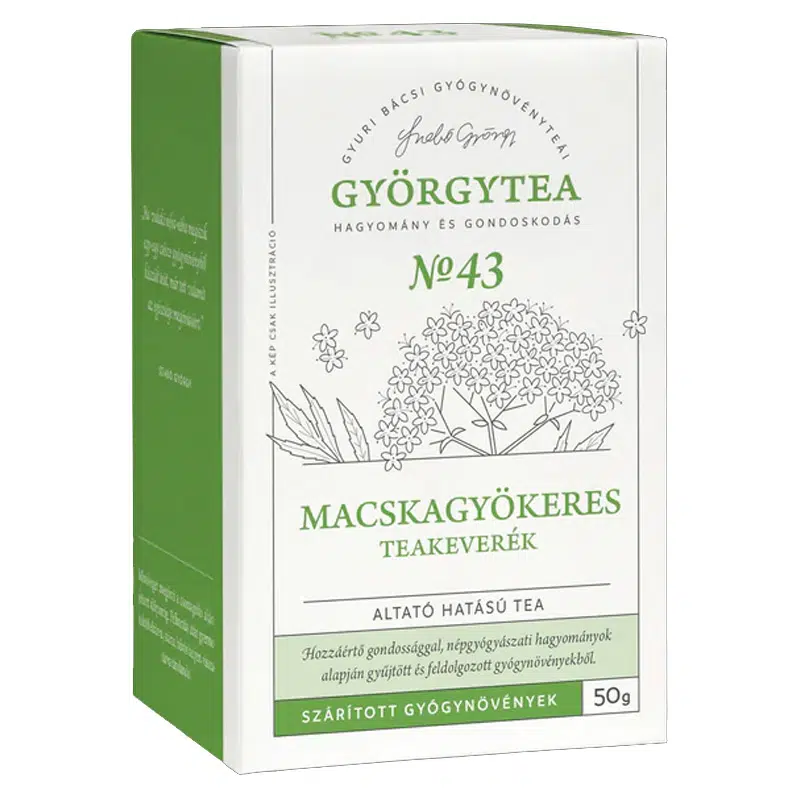 Györgytea Macskagyökeres teakeverék - 50g Györgytea Macskagyökeres teakeverék - 50g