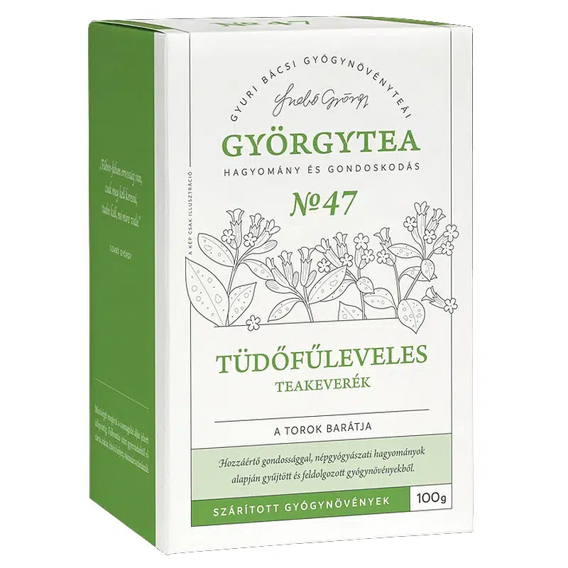 Györgytea Tüdőfűleveles teakeverék - 100g Györgytea Tüdőfűleveles teakeverék - 100g