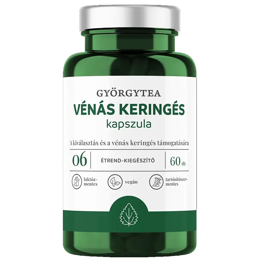 Györgytea Vénás keringés kapszula - 60db Györgytea Vénás keringés kapszula - 60db