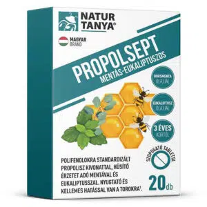 Natur Tanya Propolsept Mentás-Eukaliptuszos szopogató tabletta - 20db