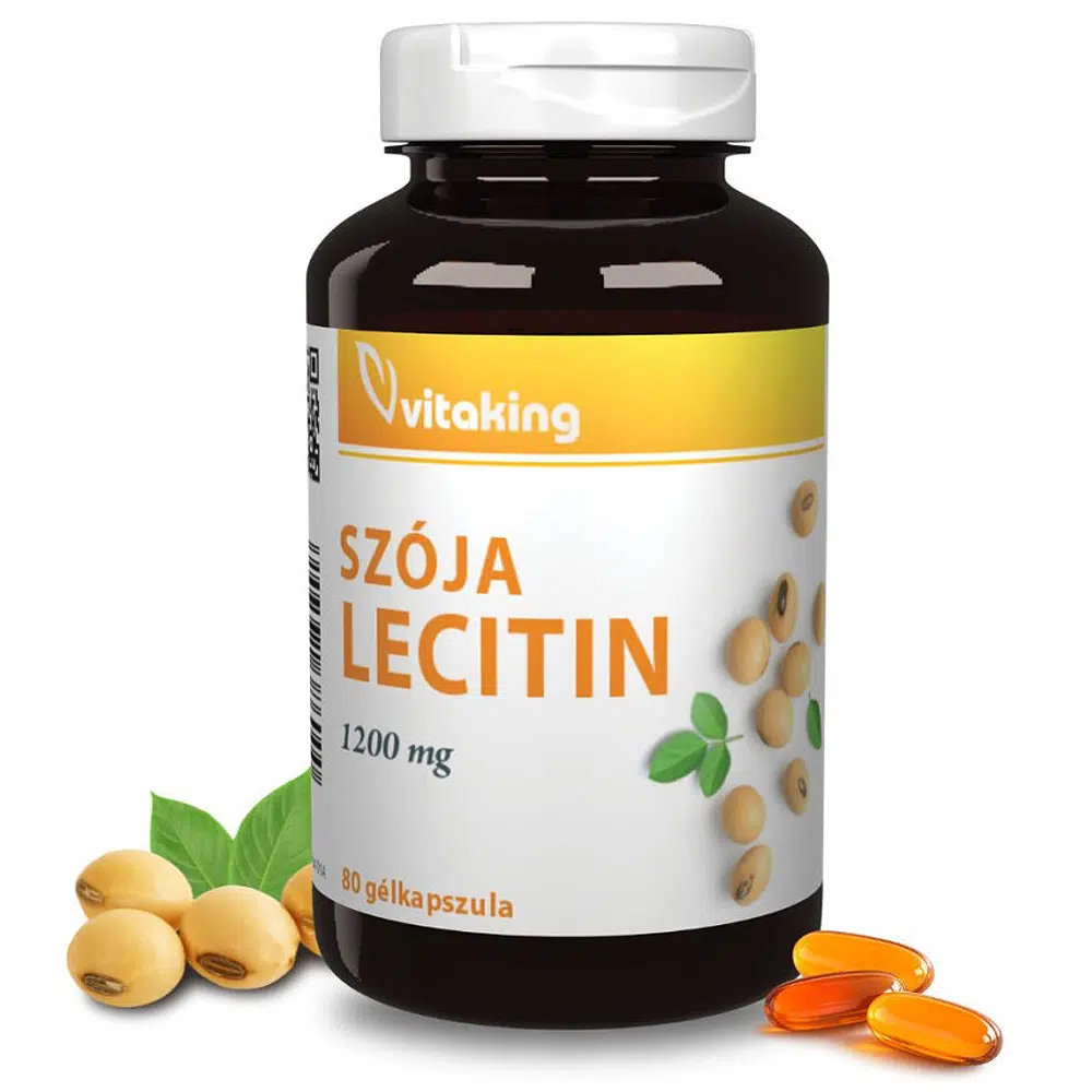 Vitaking Szója Lecitin lágyzselatin kapszula - 80db Vitaking Szója Lecitin lágyzselatin kapszula - 80db