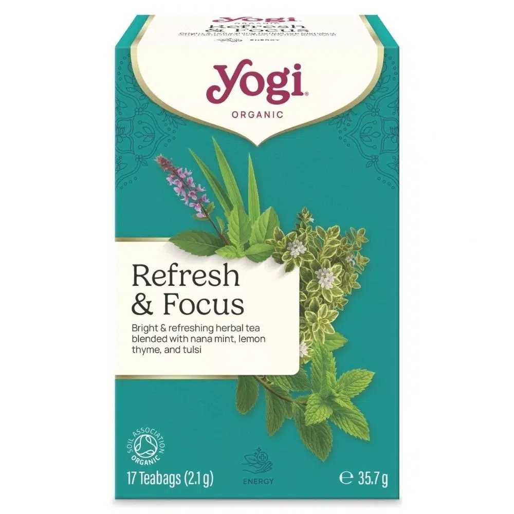 Yogi Frisseség és Fókusz tea - 17 filter Yogi Frisseség és Fókusz tea - 17 filter