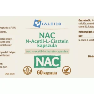 Caleido NAC N-acetil-L-cisztein kapszula - 60db - Image 2 Caleido NAC N-acetil-L-cisztein kapszula - 60db - Image 2