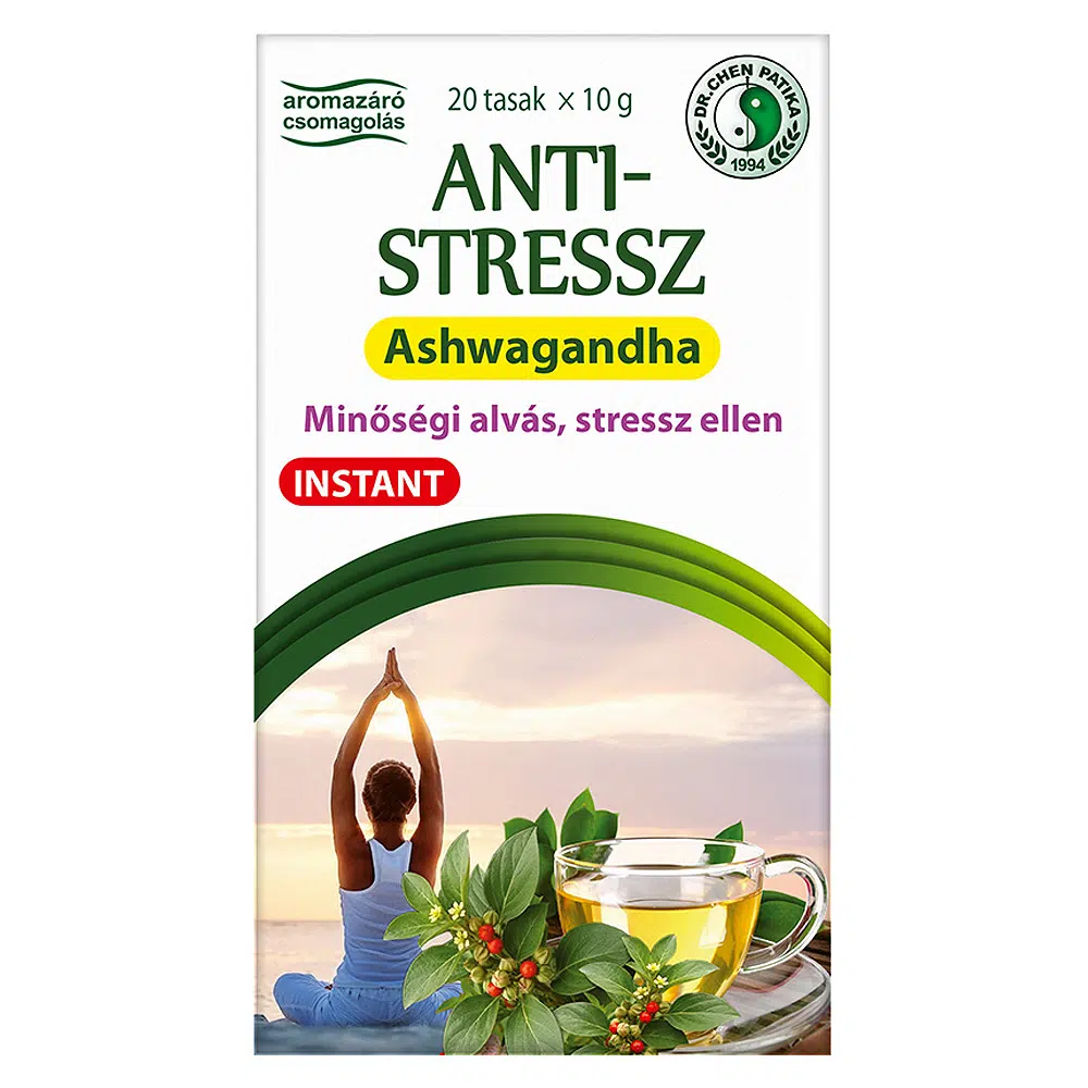 Dr. Chen Instant Anti-Stressz Ashwagandha instant tea - 20 tasak Dr. Chen Instant Anti-Stressz Ashwagandha instant tea - 20 tasak
