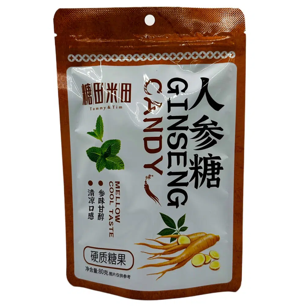 Sun Moon Ginzeng kemény cukorka mentollal - 80g Sun Moon Ginzeng kemény cukorka mentollal - 80g
